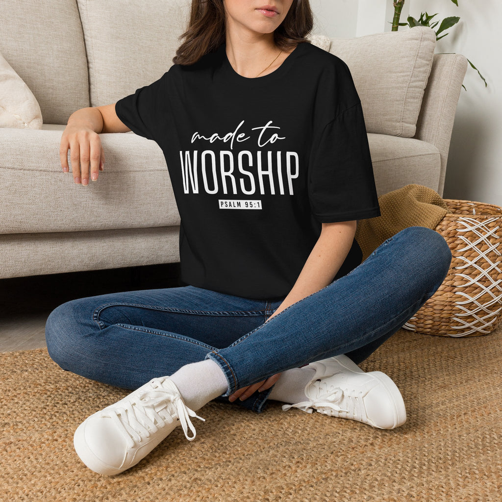 Made to Worship T-Shirt (Psalm 95:1)