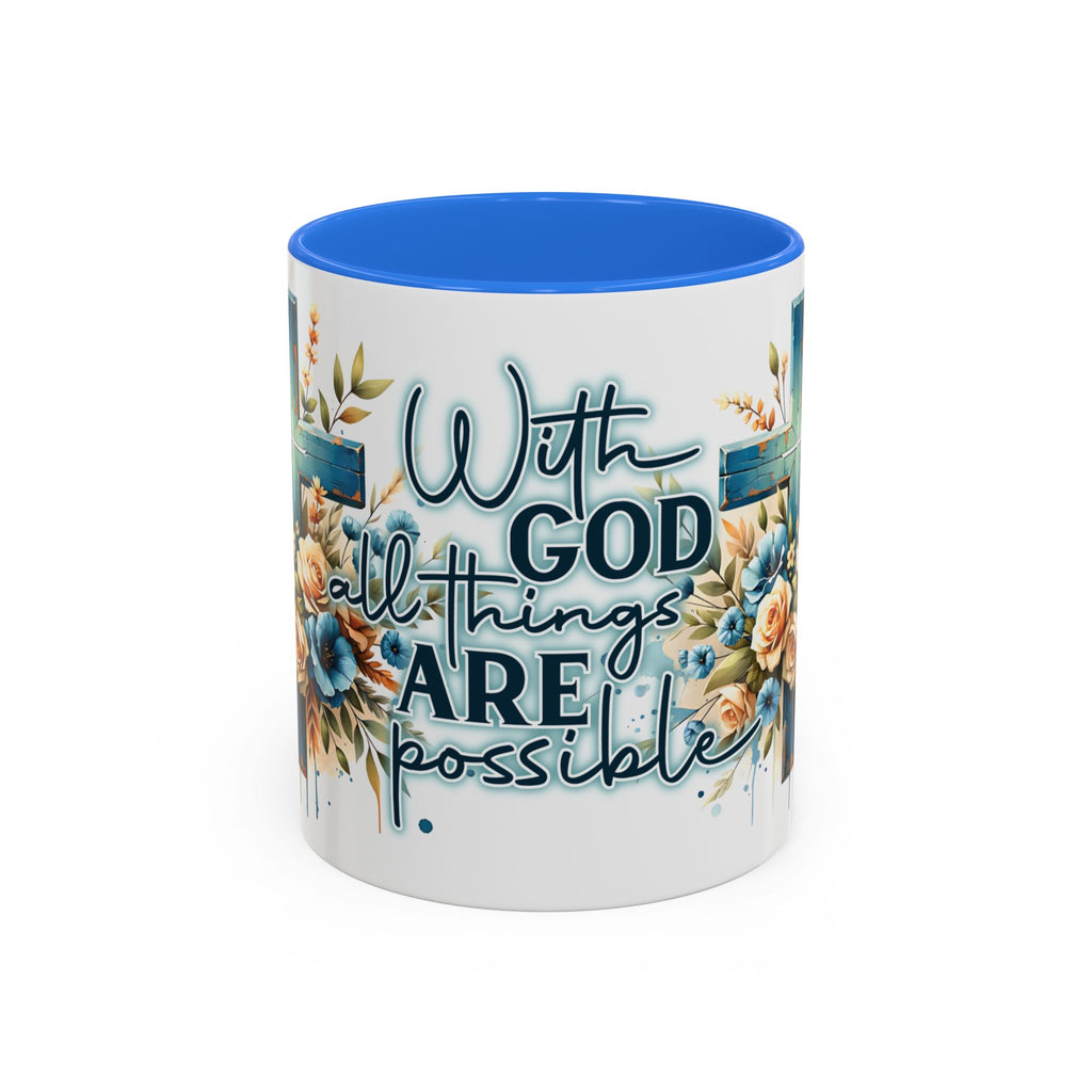 "With God All Things Are Possible" Coffee Mug(11oz)
