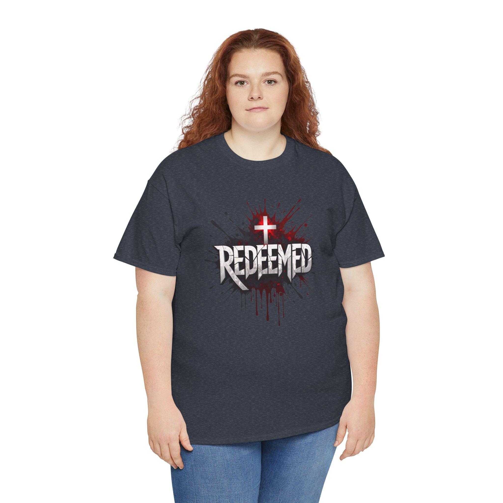 Redeemed Cross T-Shirt — Christian Faith Graphic Tee