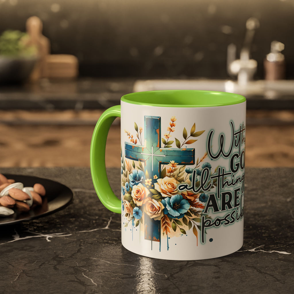 "With God All Things Are Possible" Coffee Mug(11oz)