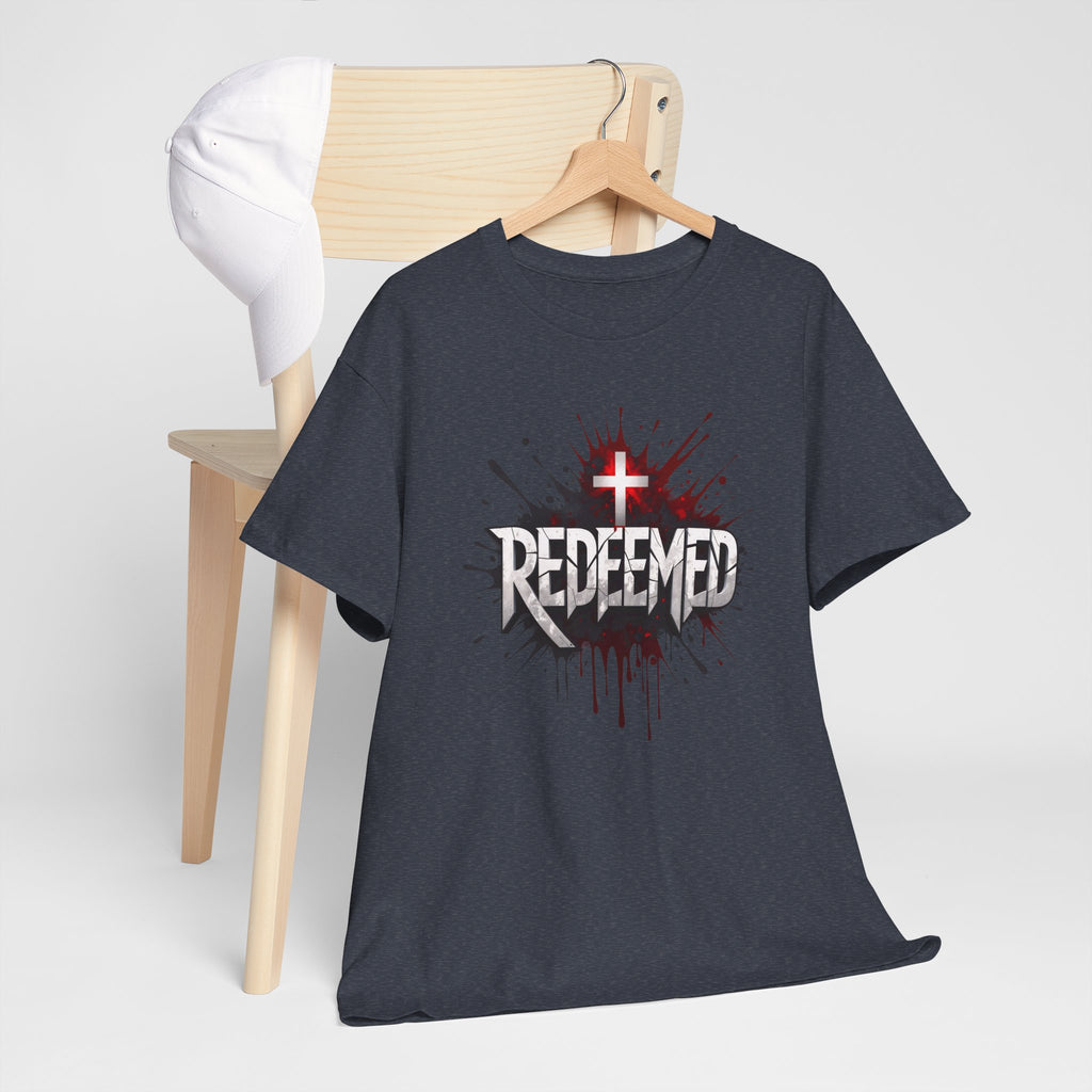 Redeemed Cross T-Shirt — Christian Faith Graphic Tee