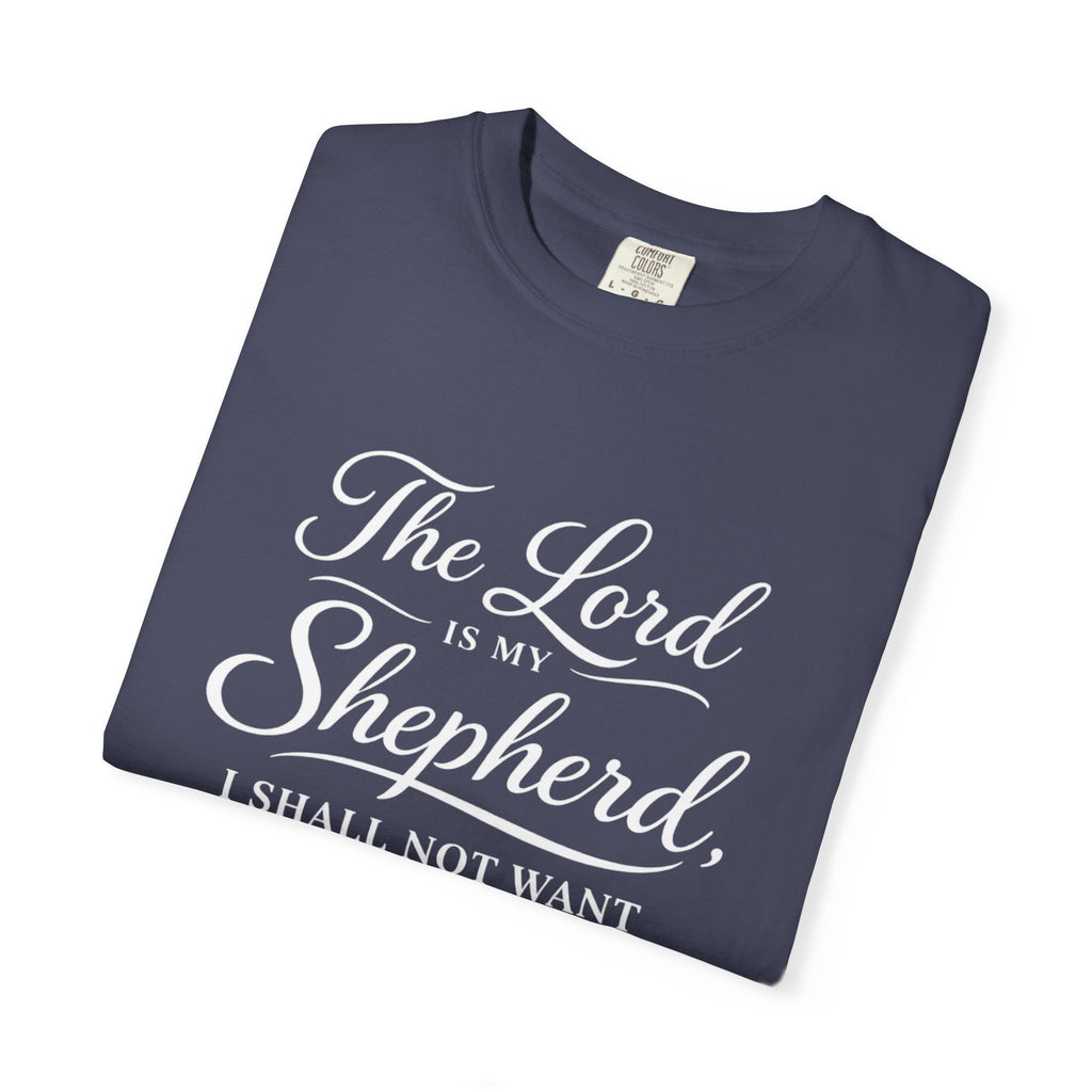 The Lord is My Shepherd Psalm 23 T-shirt | Christian Faith Tee | Unisex Tee