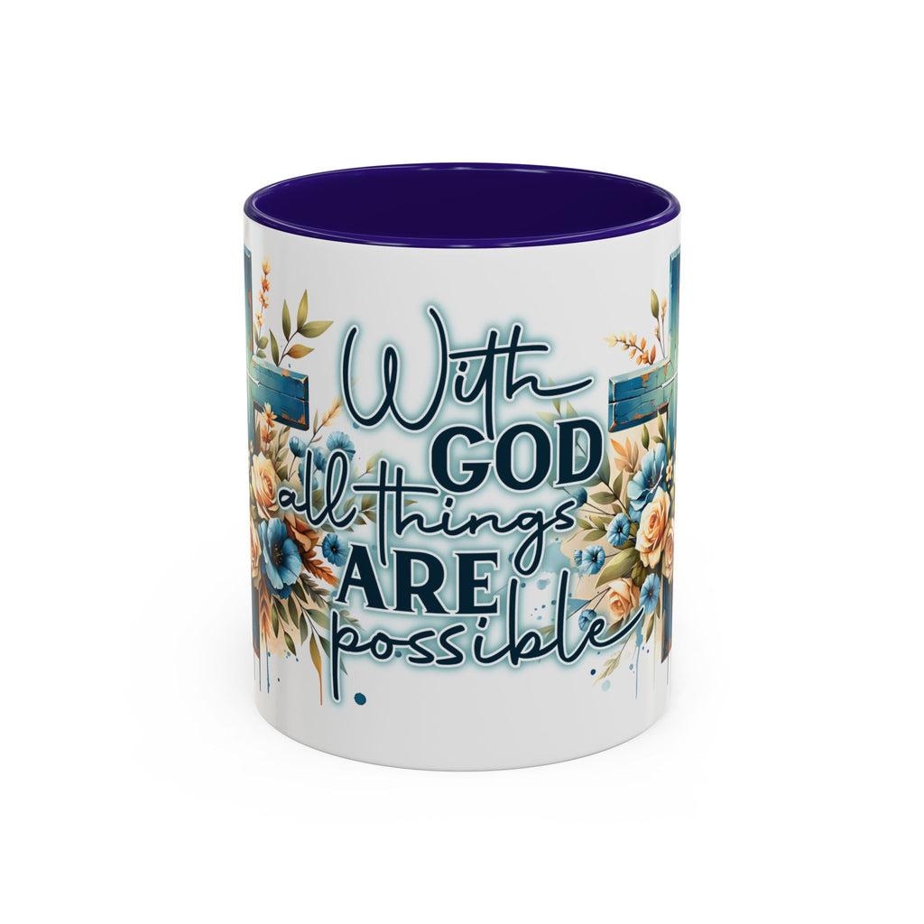 "With God All Things Are Possible" Coffee Mug(11oz)