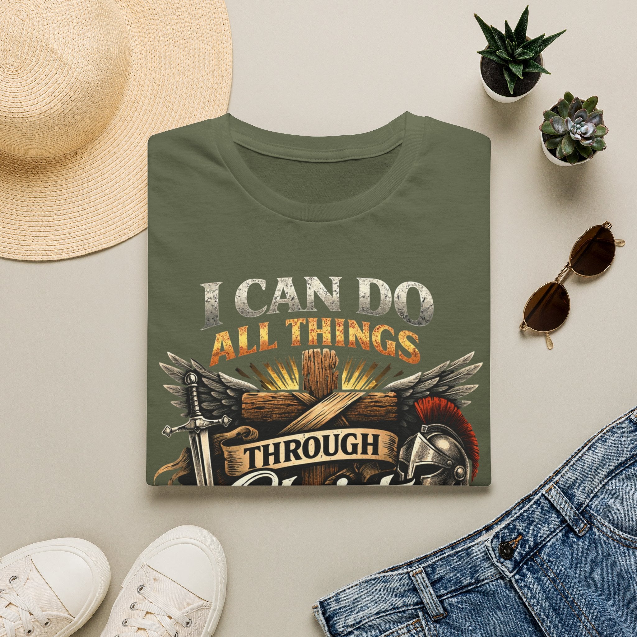 I Can Do All Things Through Christ Philippians 4:13 T-shirt