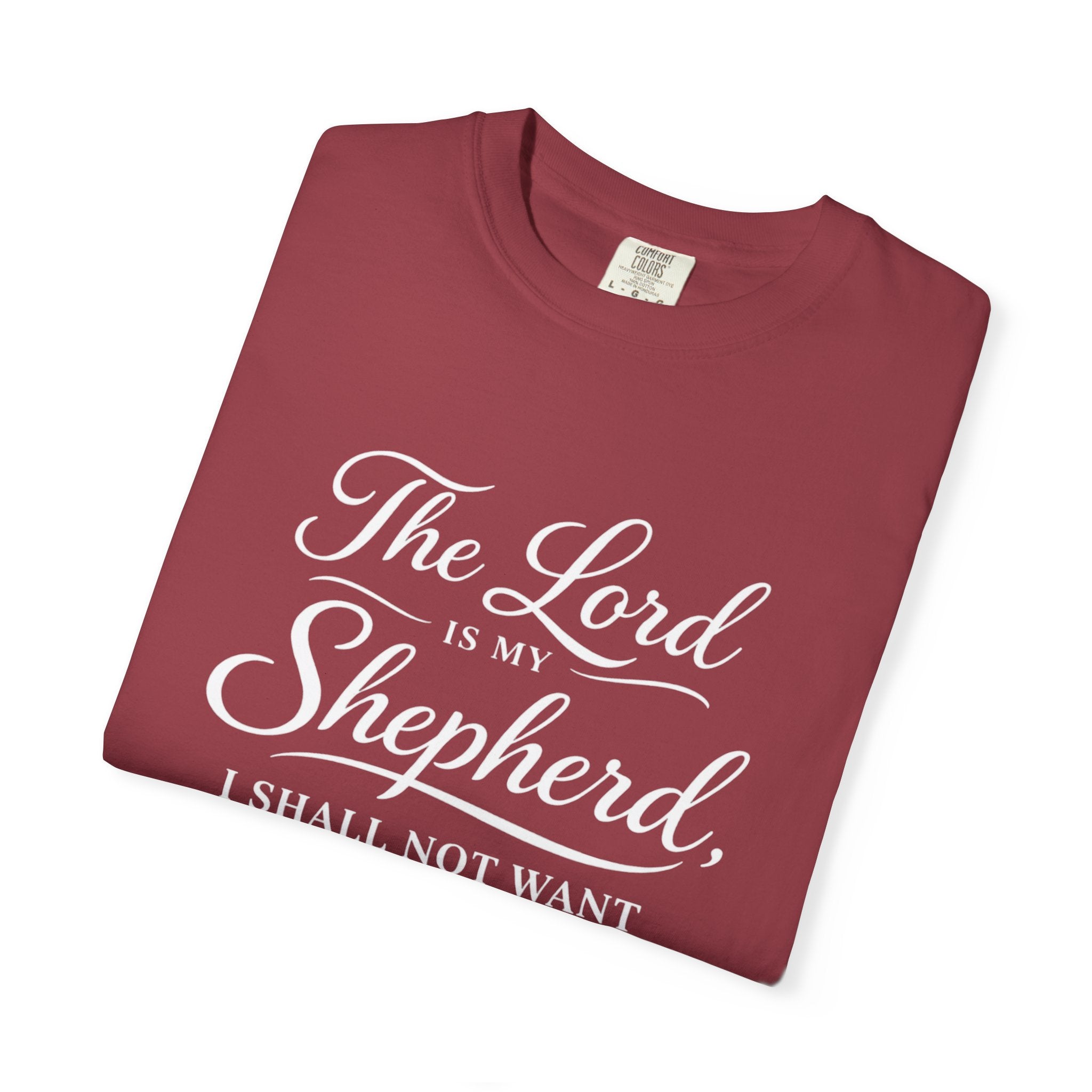 The Lord is My Shepherd Psalm 23 T-shirt | Christian Faith Tee | Unisex Tee