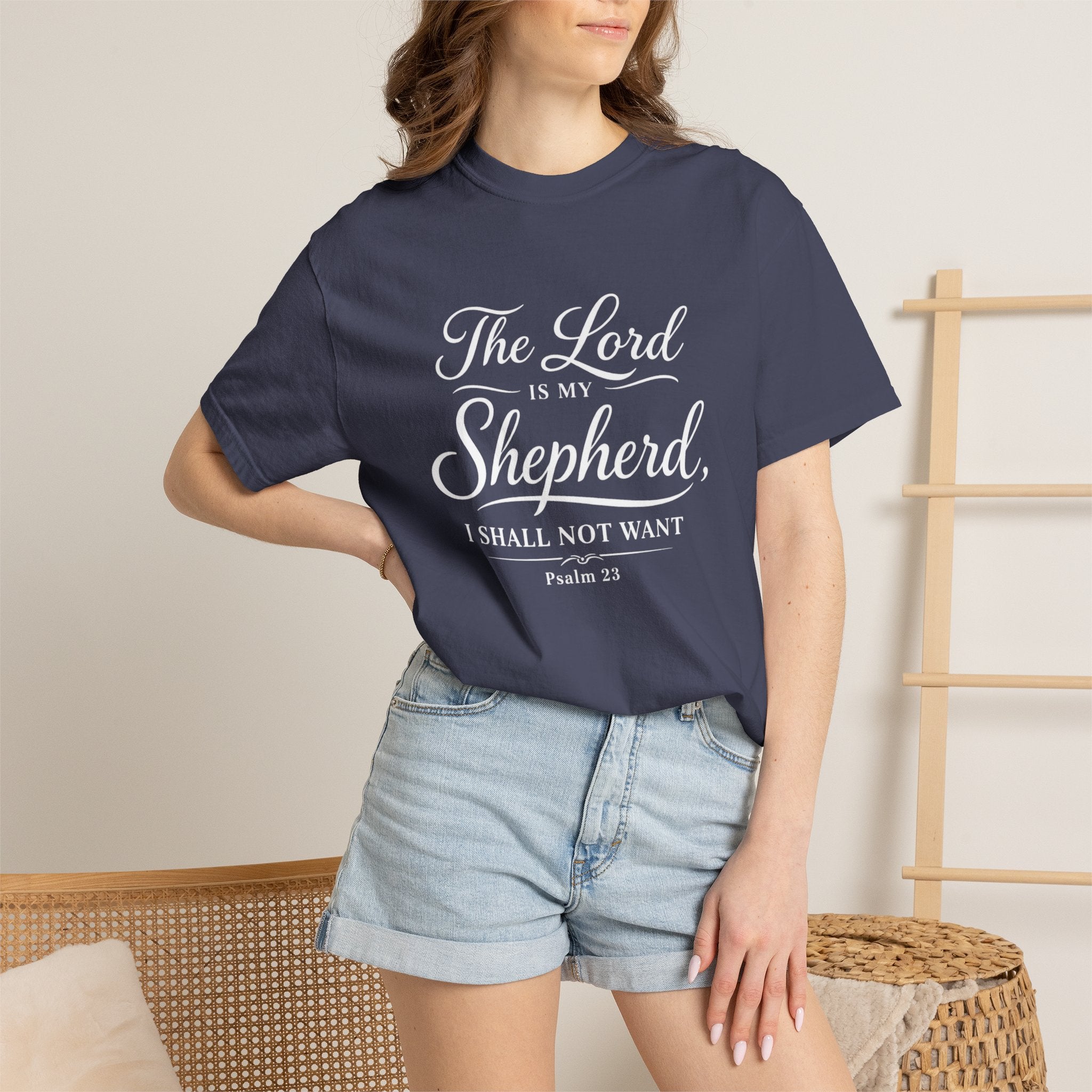 The Lord is My Shepherd Psalm 23 T-shirt | Christian Faith Tee | Unisex Tee
