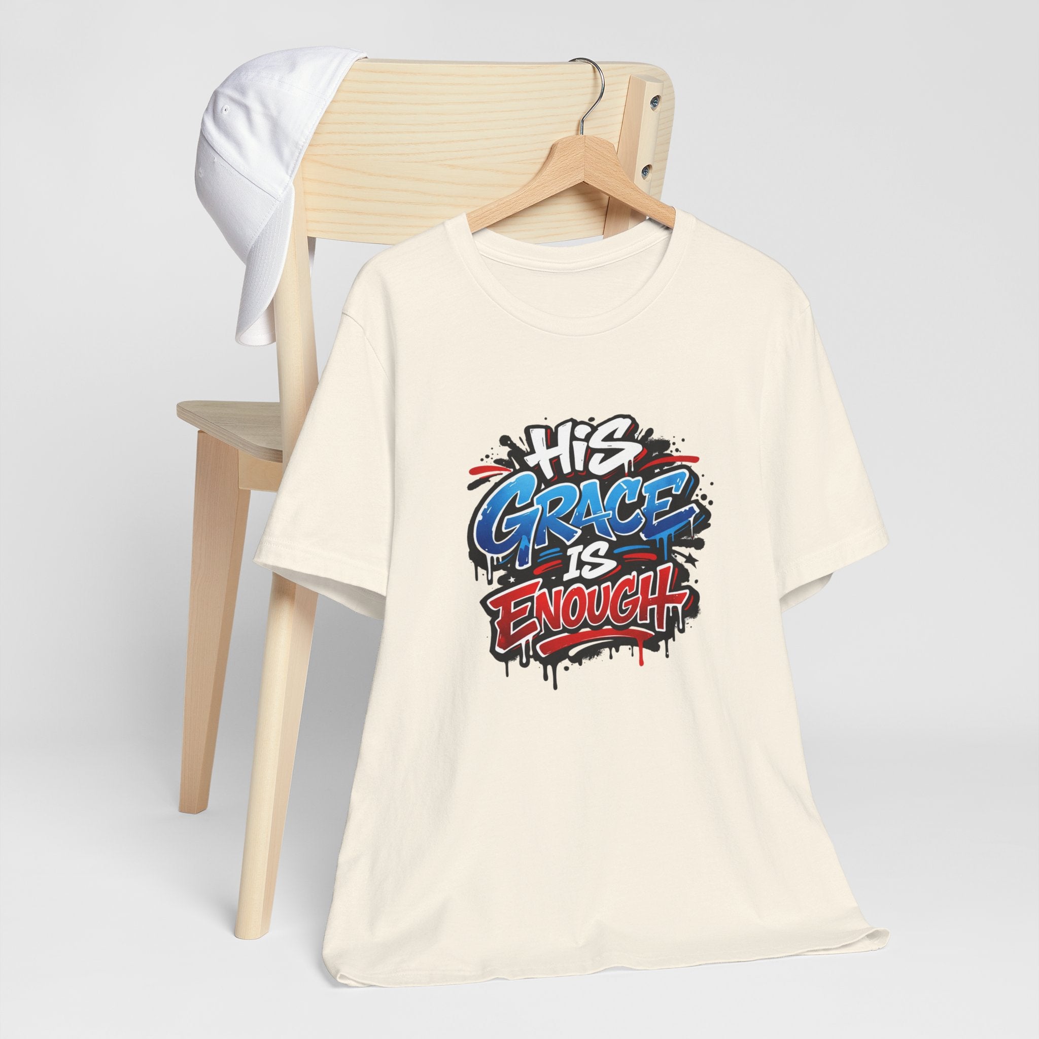 His Grace Is Enough Christian Graphic Unisex Tee