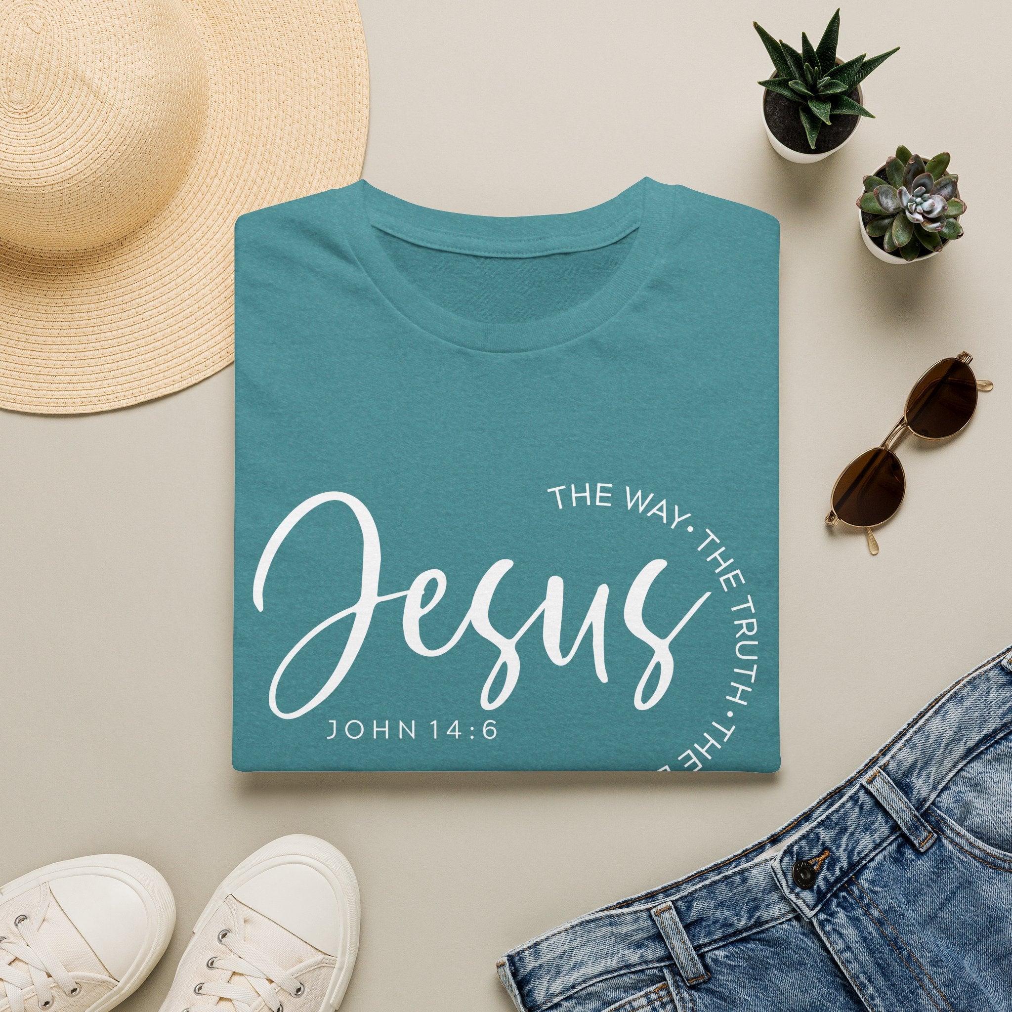 Jesus The Way The Truth The Life John 14:6 Unisex T-shirt
