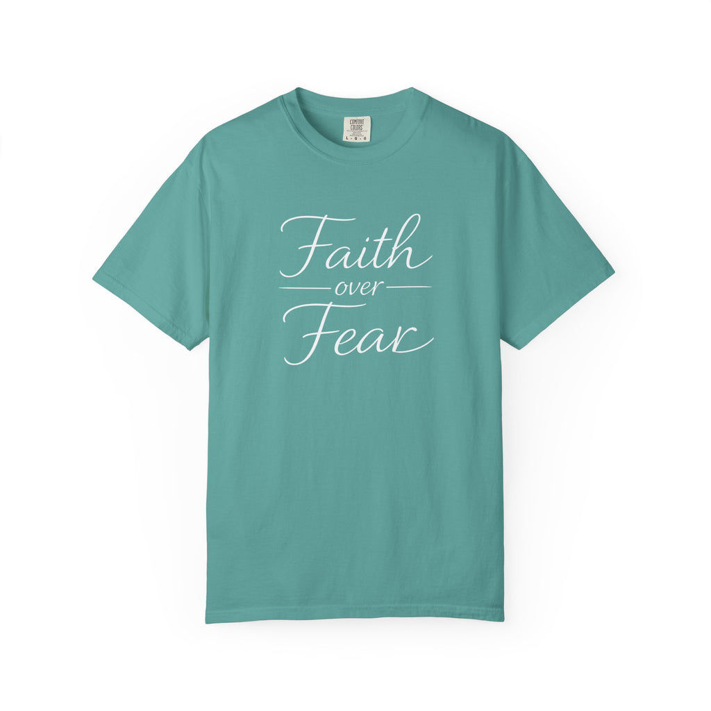 Faith Over Fear T-shirt | Inspirational Christian Scripture Tee