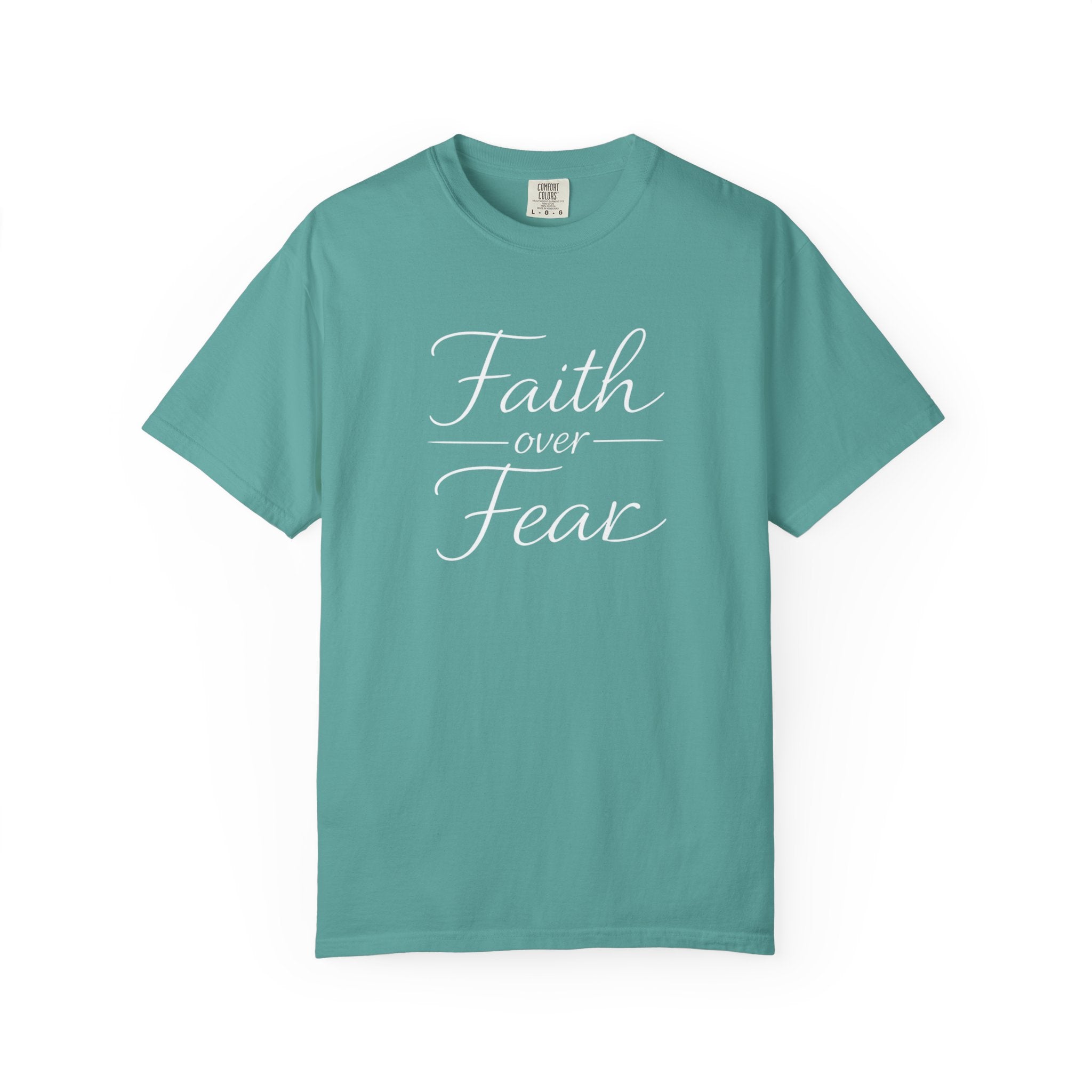 Faith Over Fear T-shirt | Inspirational Christian Scripture Tee
