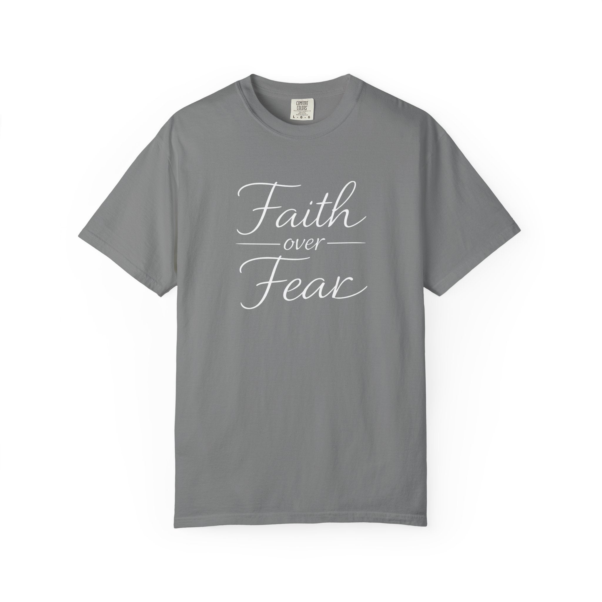 Faith Over Fear T-shirt | Inspirational Christian Scripture Tee