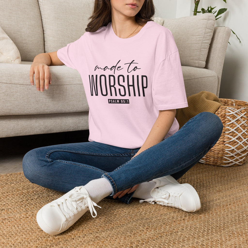 Made to Worship T-Shirt (Psalm 95:1)