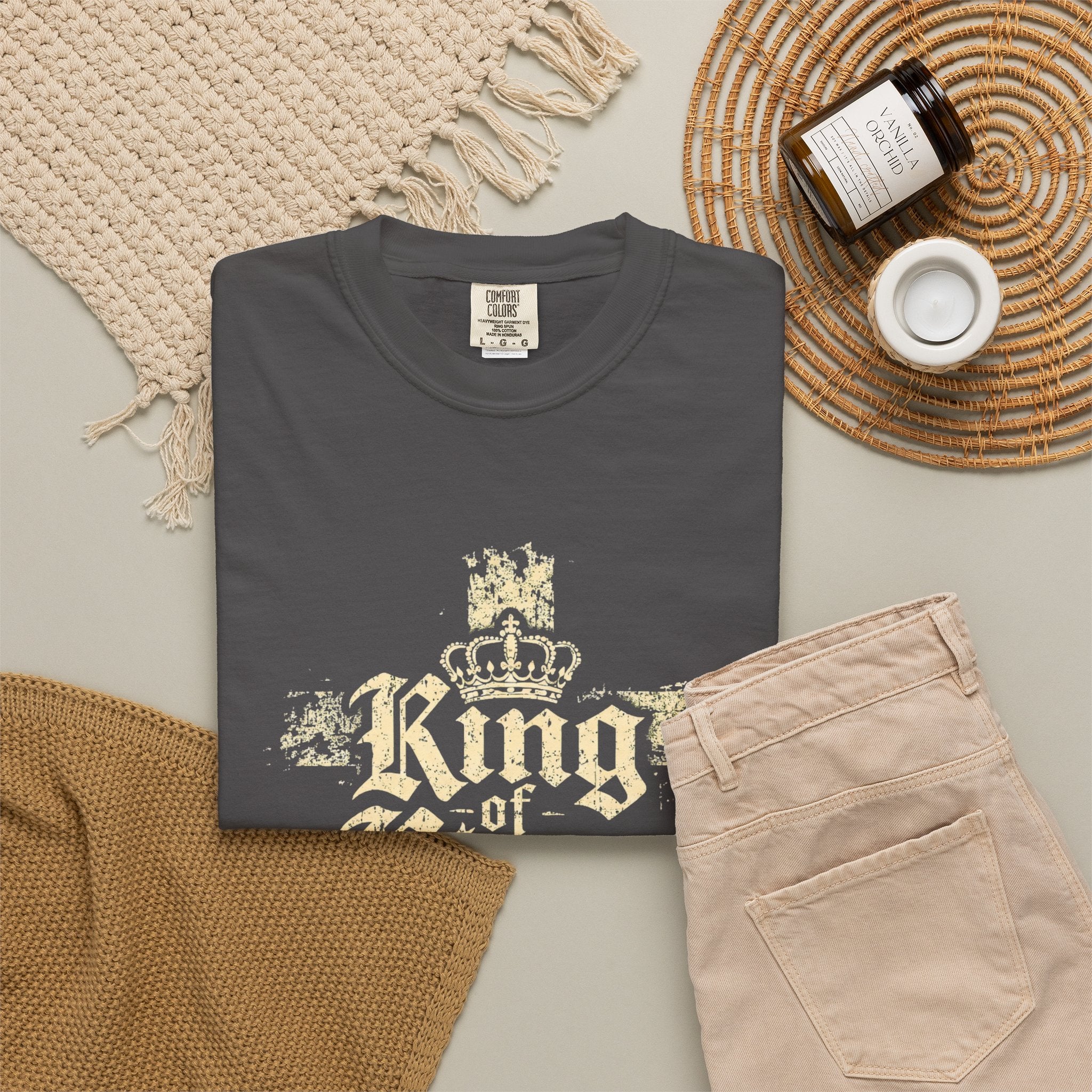 King of Kings cross graphic T-Shirt | Comfort Colours | Unisex Tee