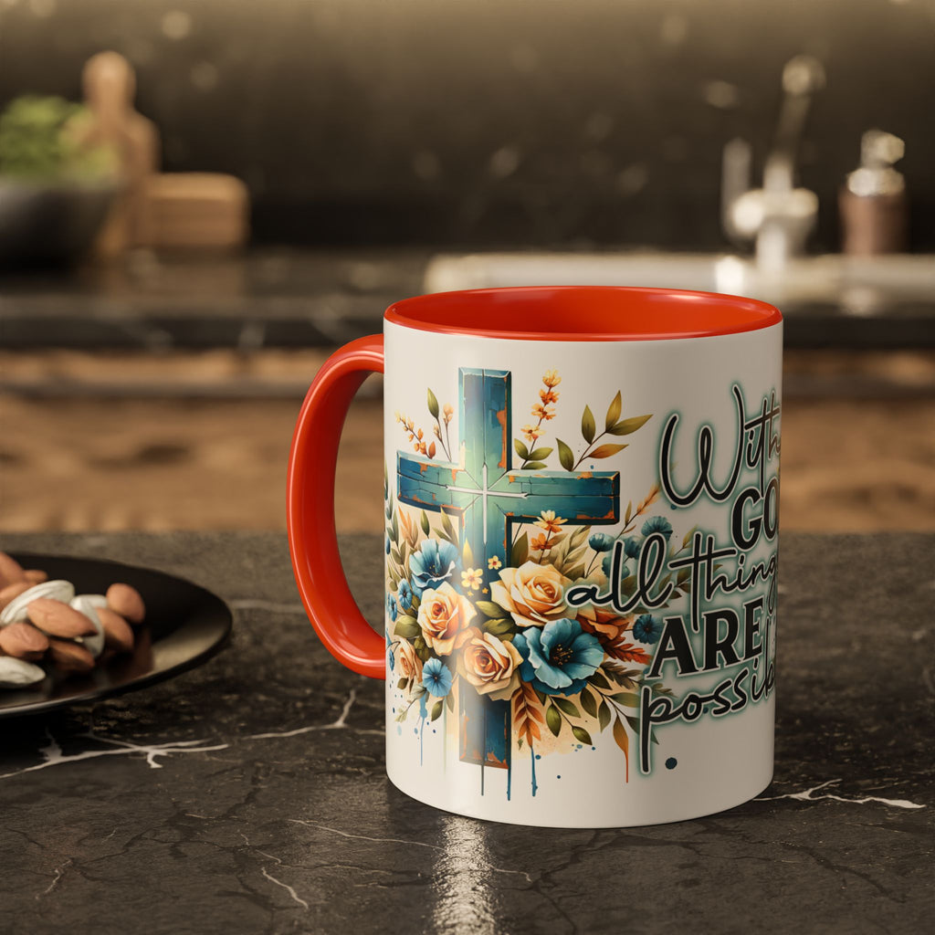 "With God All Things Are Possible" Coffee Mug(11oz)