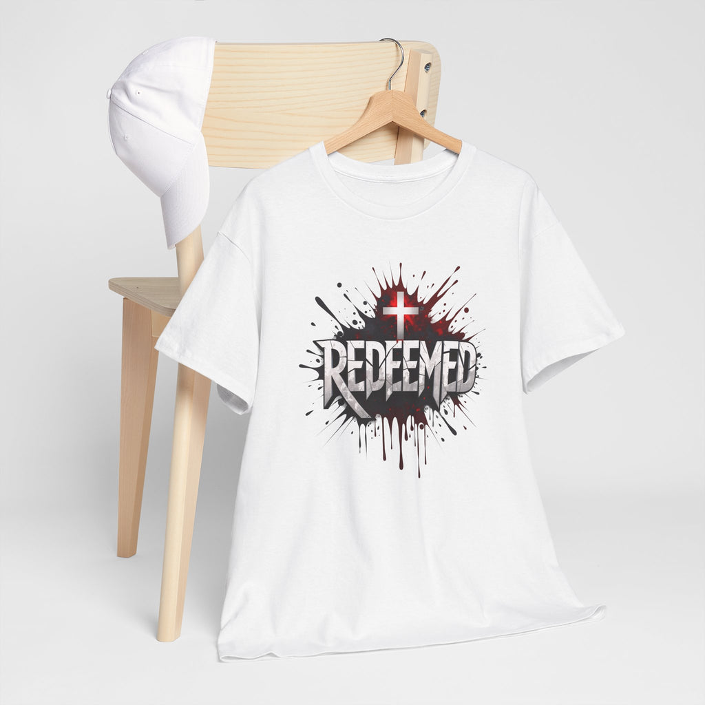 Redeemed Cross T-Shirt — Christian Faith Graphic Tee