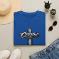 CrossFit Cross with Barbell T-Shirt | Hebrews 12:1 Fitness Faith Tee | Unisex Tee