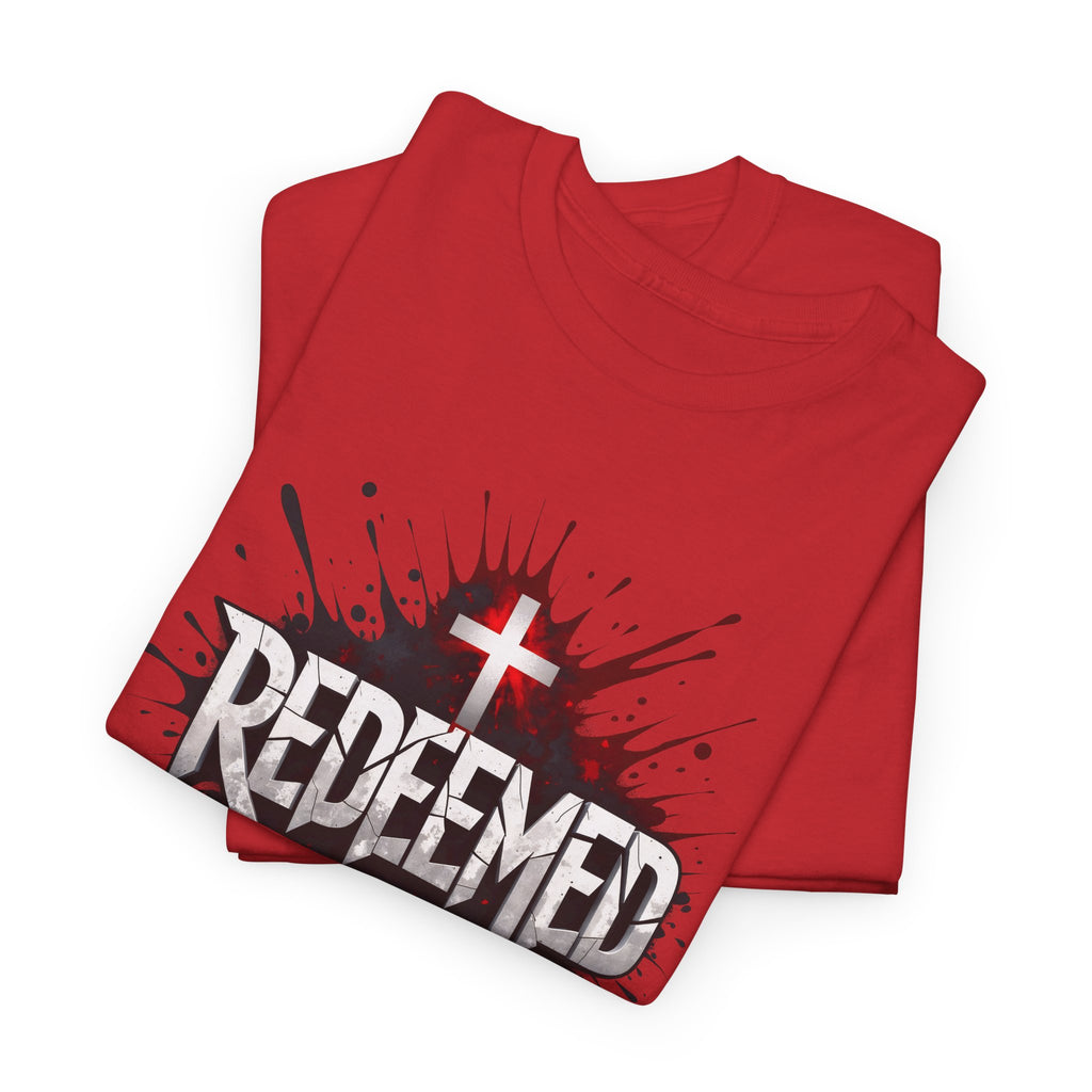 Redeemed Cross T-Shirt — Christian Faith Graphic Tee