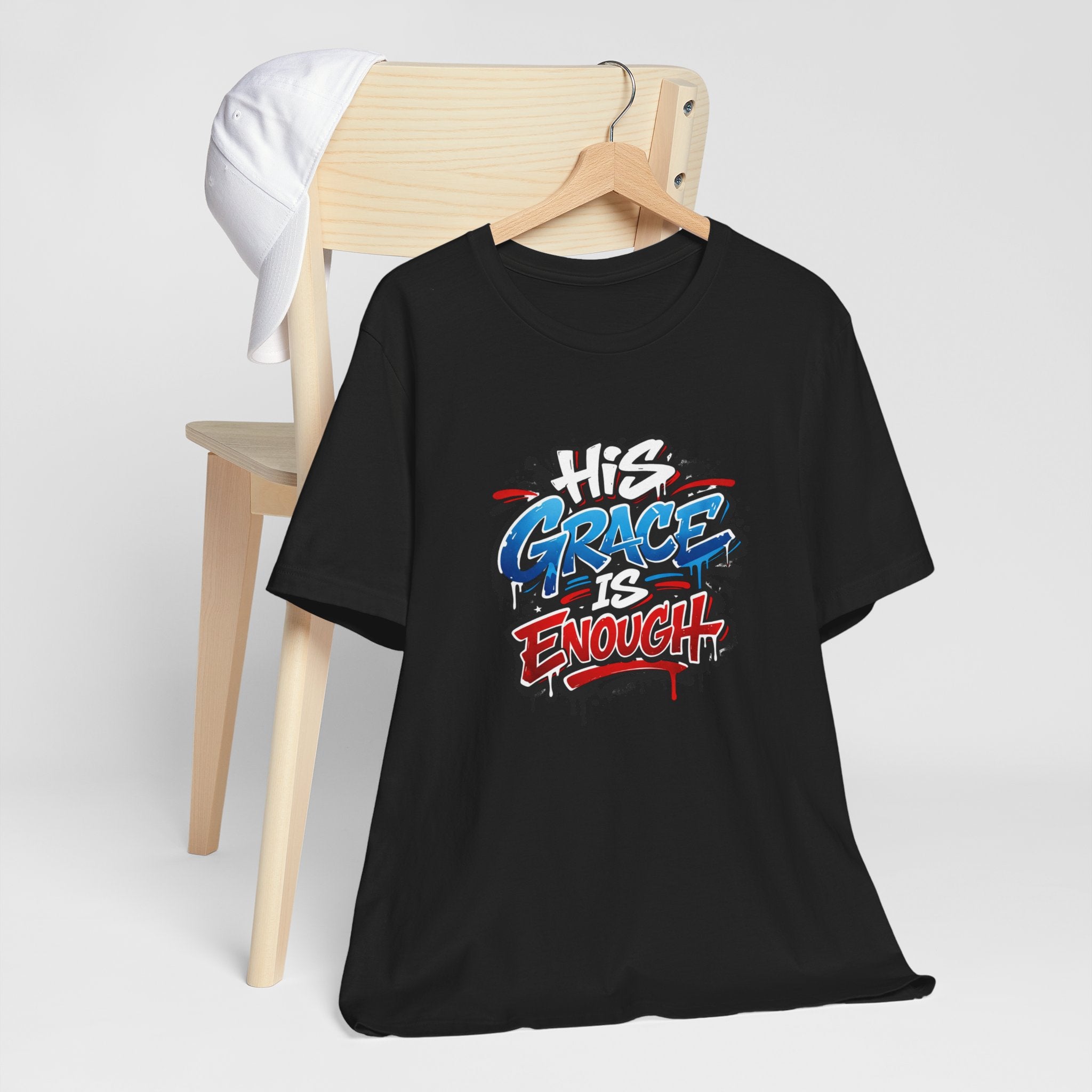 His Grace Is Enough Christian Graphic Unisex Tee