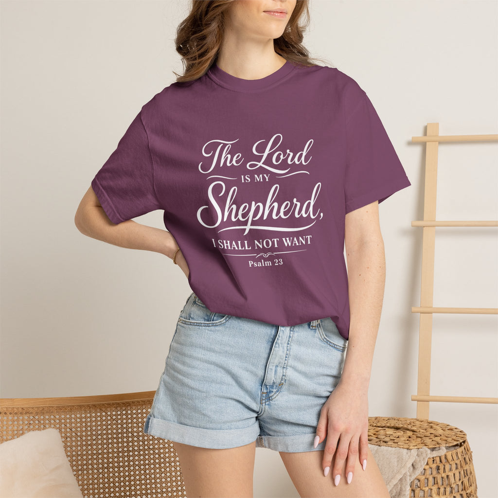 The Lord is My Shepherd Psalm 23 T-shirt | Christian Faith Tee | Unisex Tee