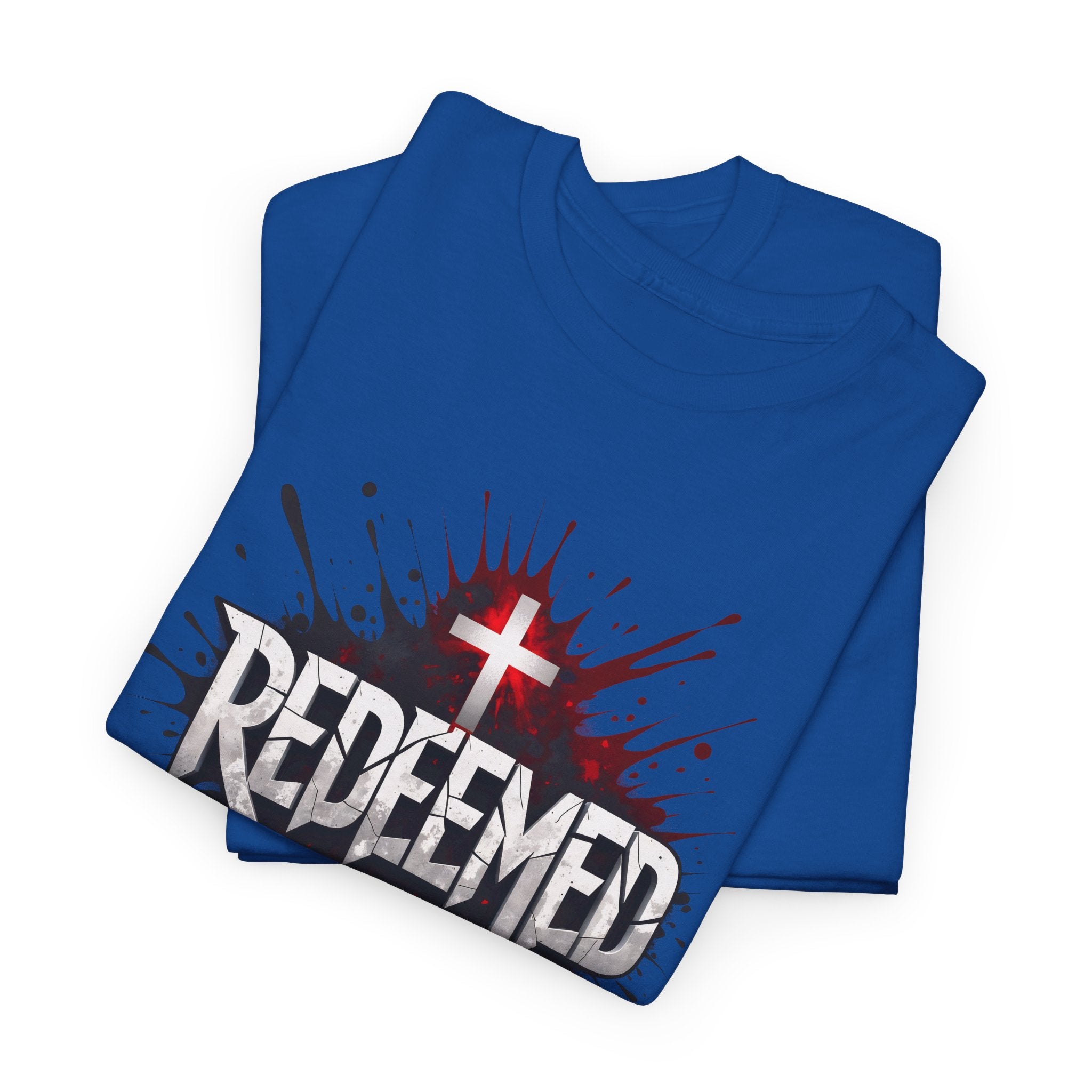 Redeemed Cross T-Shirt — Christian Faith Graphic Tee