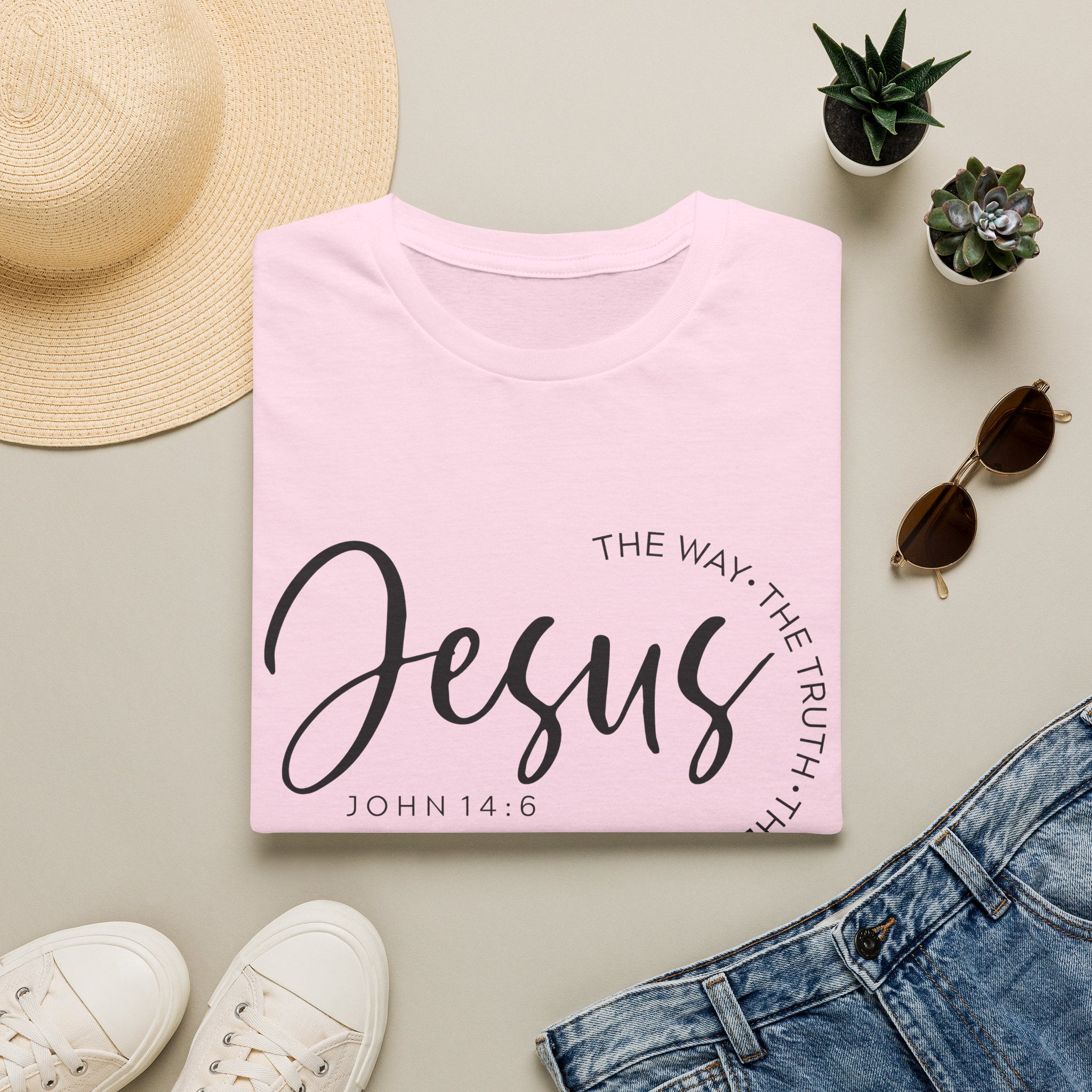 Jesus The Way The Truth The Life John 14:6 Unisex T-shirt