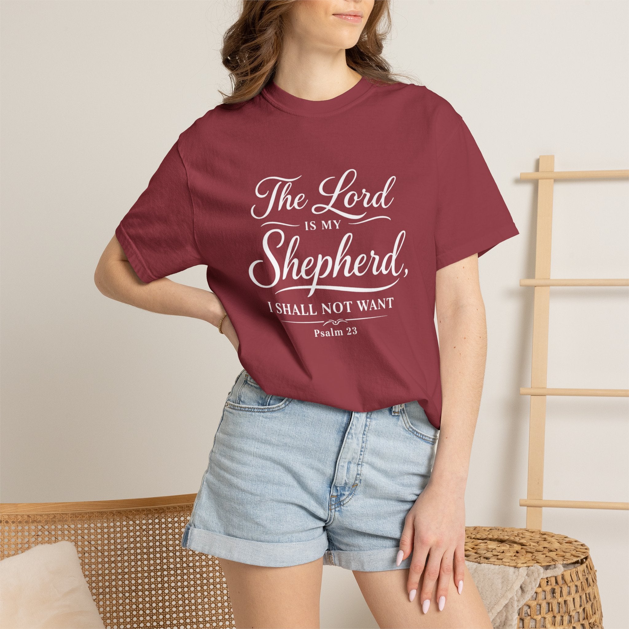 The Lord is My Shepherd Psalm 23 T-shirt | Christian Faith Tee | Unisex Tee
