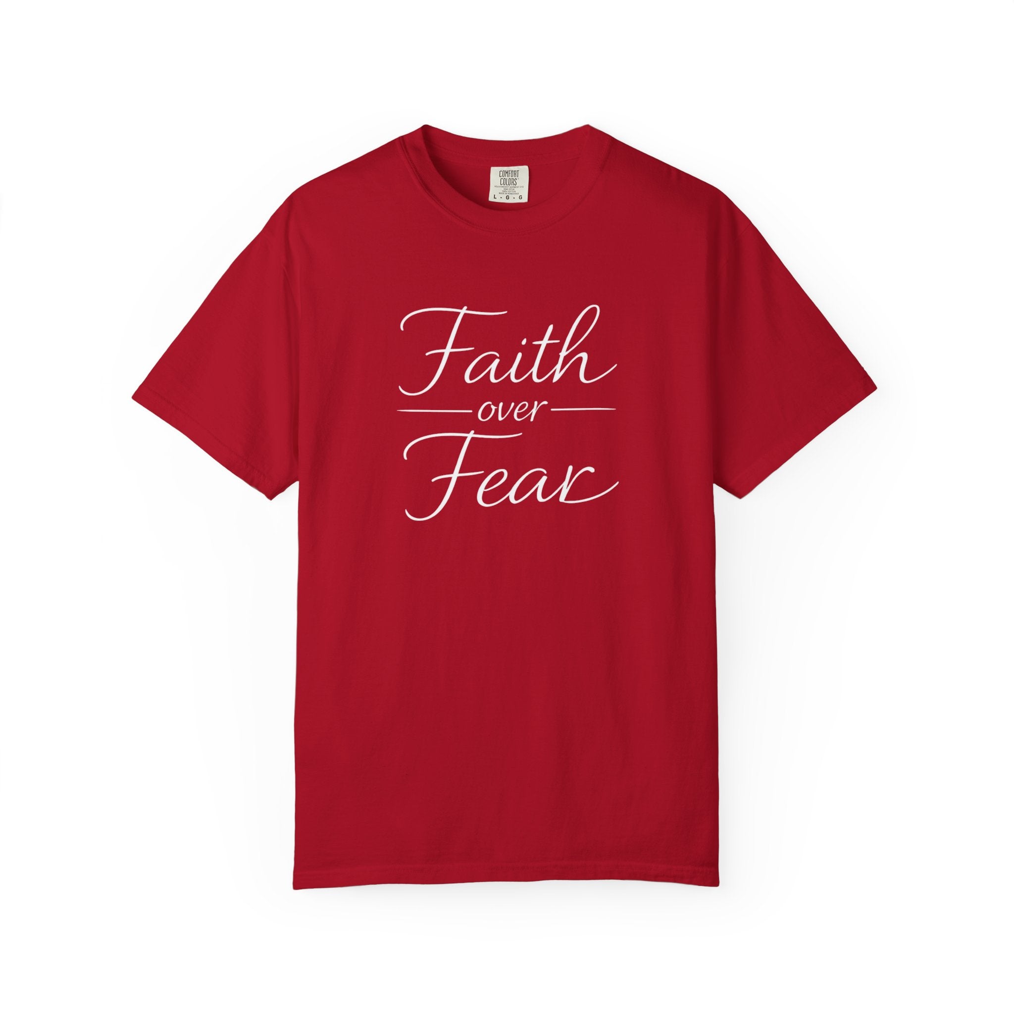 Faith Over Fear T-shirt | Inspirational Christian Scripture Tee