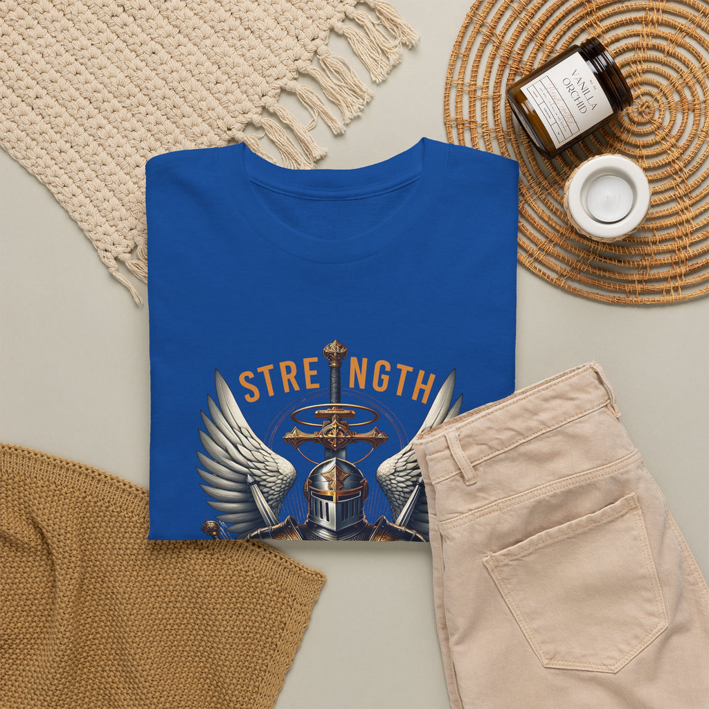 Strength in His Armor Christian Tee