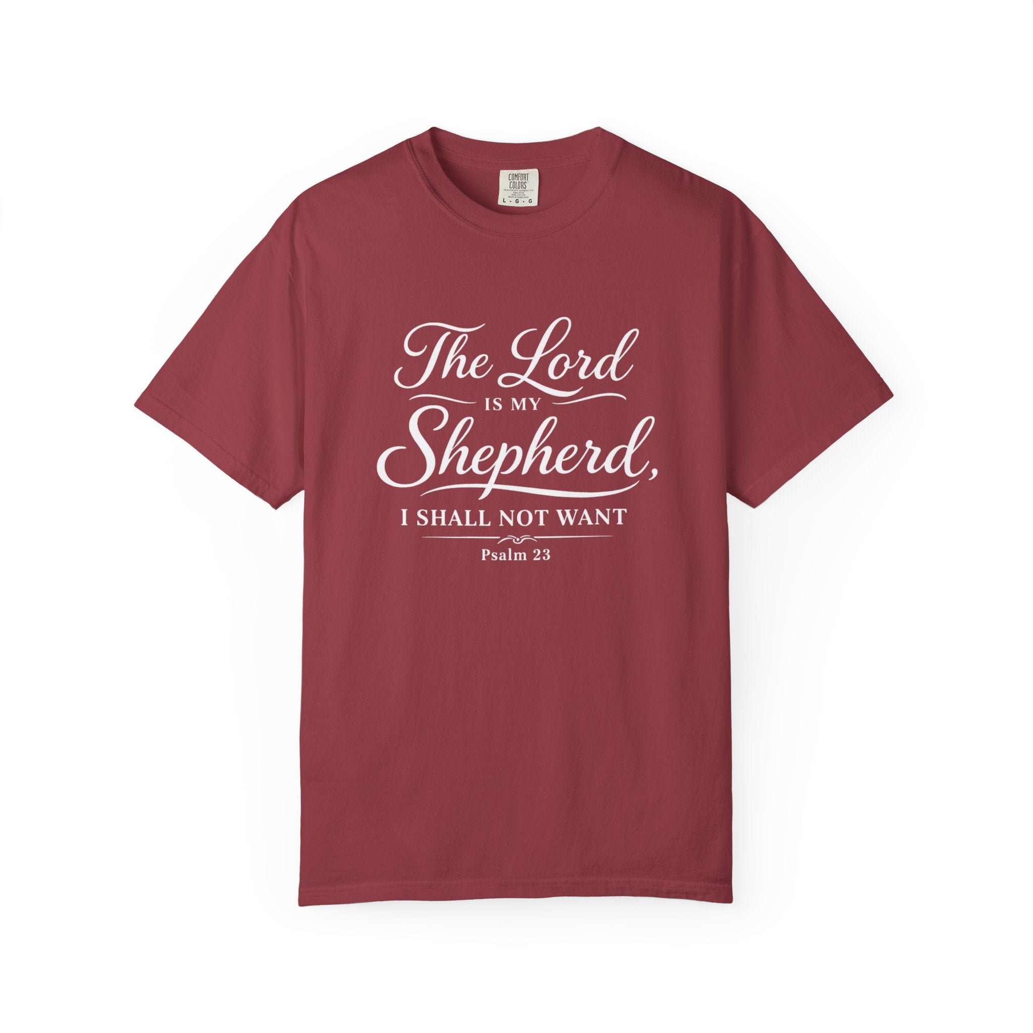 The Lord is My Shepherd Psalm 23 T-shirt | Christian Faith Tee | Unisex Tee