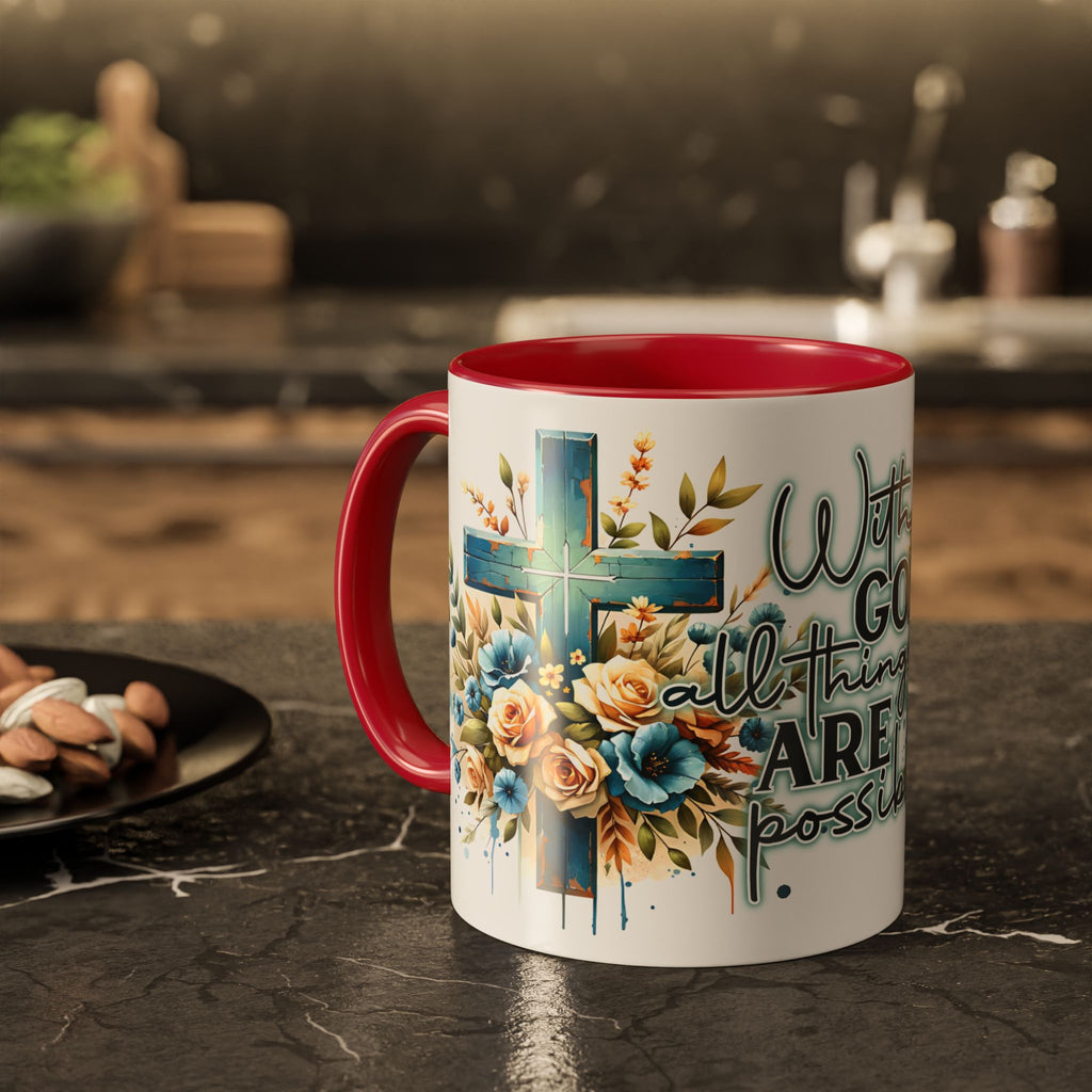 "With God All Things Are Possible" Coffee Mug(11oz)