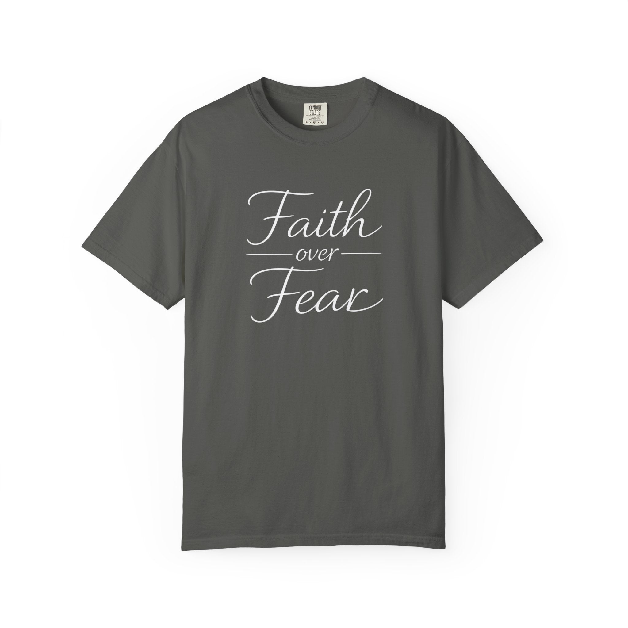 Faith Over Fear T-shirt | Inspirational Christian Scripture Tee