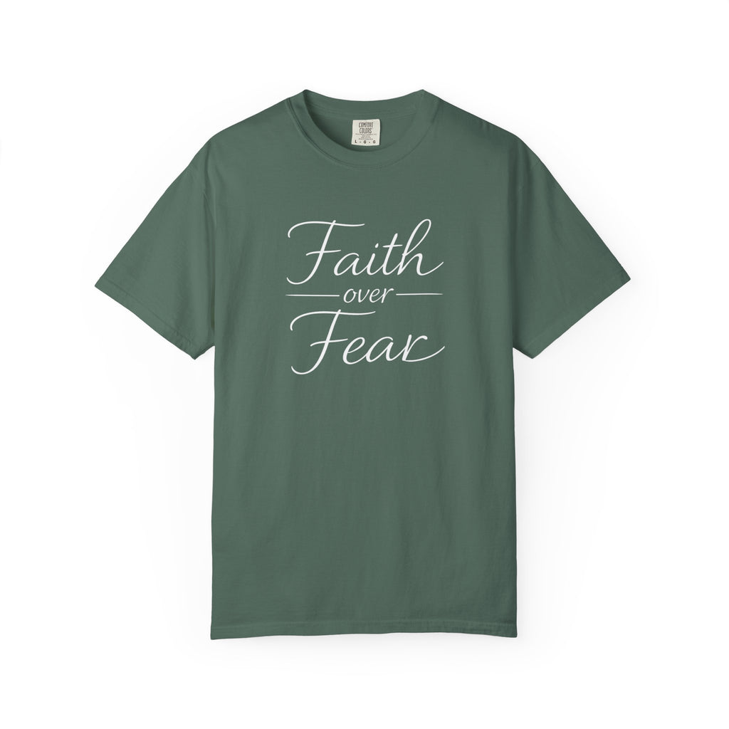 Faith Over Fear T-shirt | Inspirational Christian Scripture Tee