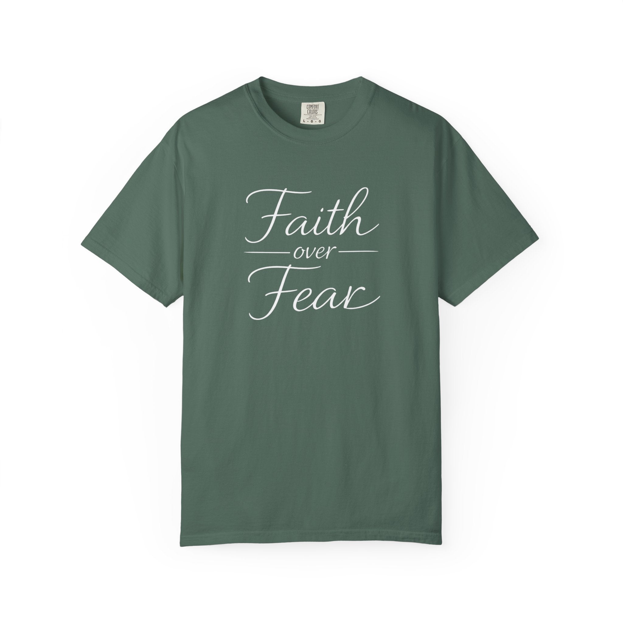 Faith Over Fear T-shirt | Inspirational Christian Scripture Tee
