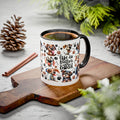 Dog Lover - "Life is Better with Dogs" Colourful Paw Print Ceramic Mug 11oz