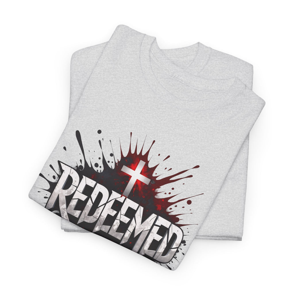 Redeemed Cross T-Shirt — Christian Faith Graphic Tee