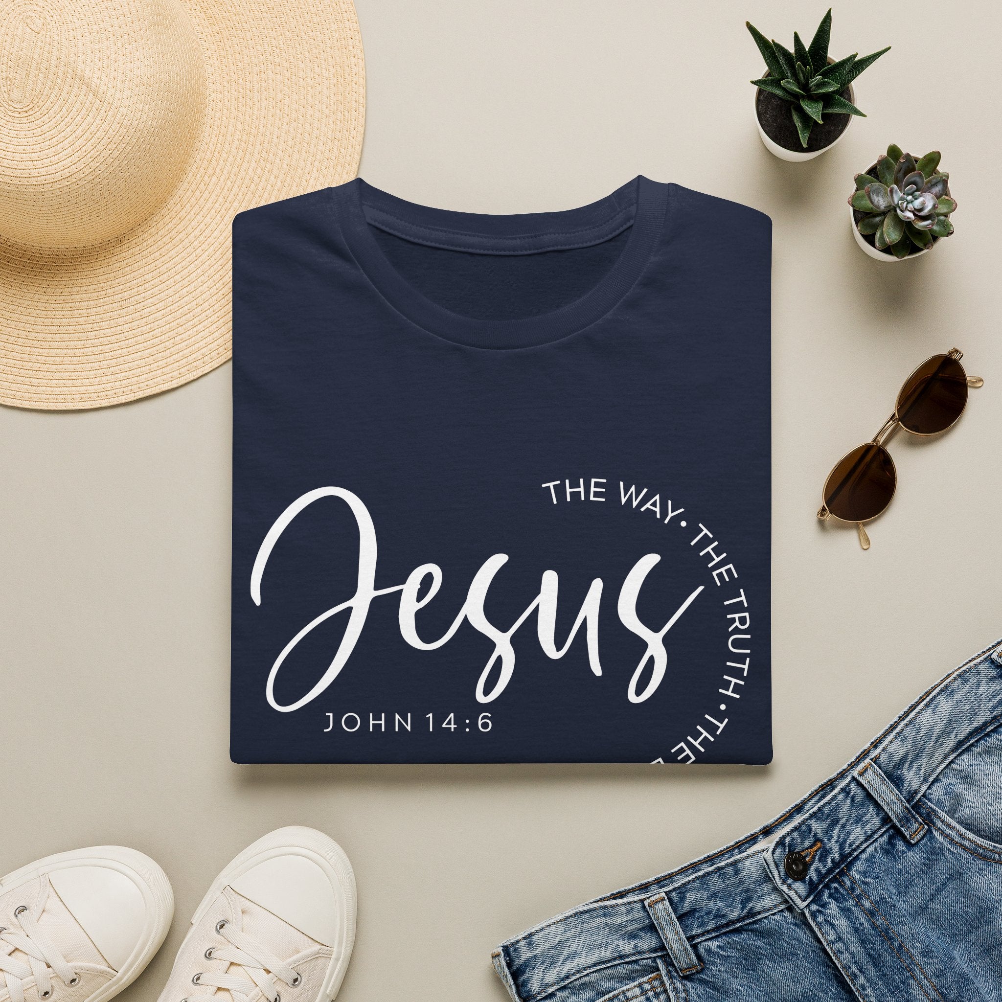 Jesus The Way The Truth The Life John 14:6 Unisex T-shirt